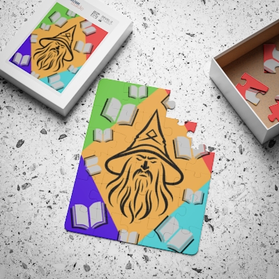 Book Wizard Kids' Puzzle, 30-Piece